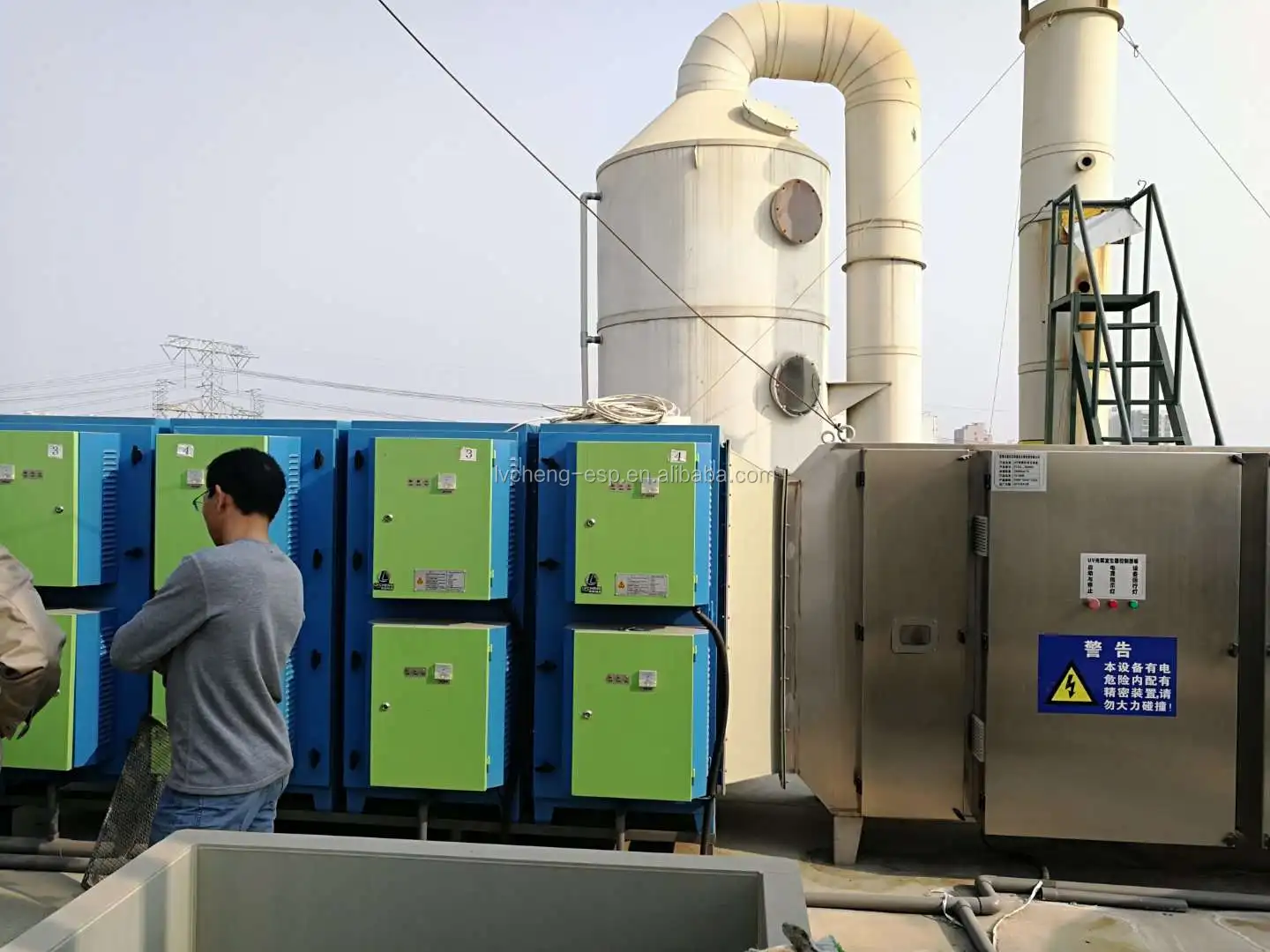 
kitchen fume purifier duct electrostatic air filter restaurant smoke remover purification filter commercial smoke eater 