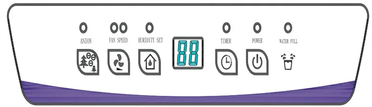 20L/D Dehumidifier for Medium Rooms Home Basements Bedroom with Continuous Drainage