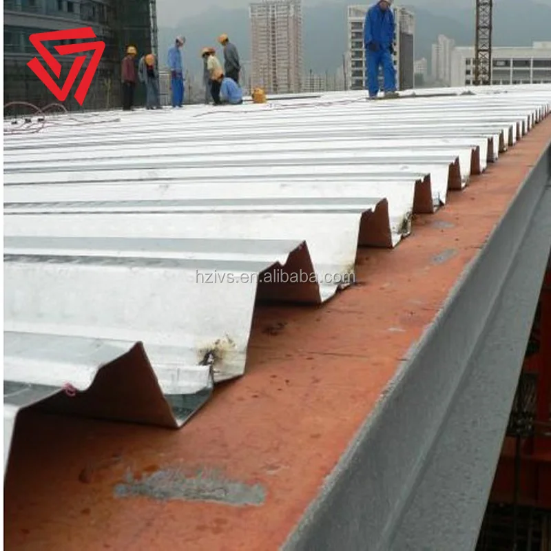 Steel Ribbed Concrete Metal Formwork Bondek II steel deck sheet