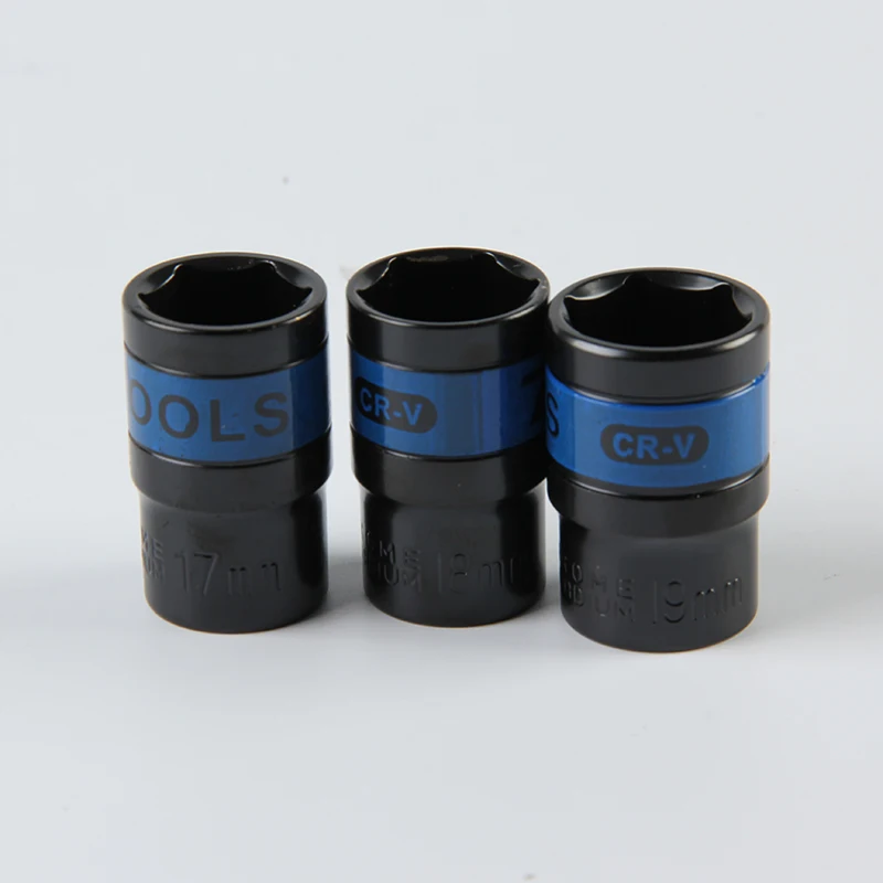 Черный хромированный Dr-разъем 1/2 дюйма для авторемонта