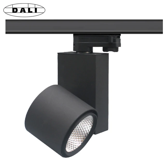 Dimmable DALI Dimming 20W 30W 40W LED Track Light Spotlight For Hotel Supermarket
