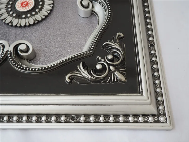 Роскошный квадратный потолочный медальон, декоративная потолочная стена для банкетного зала