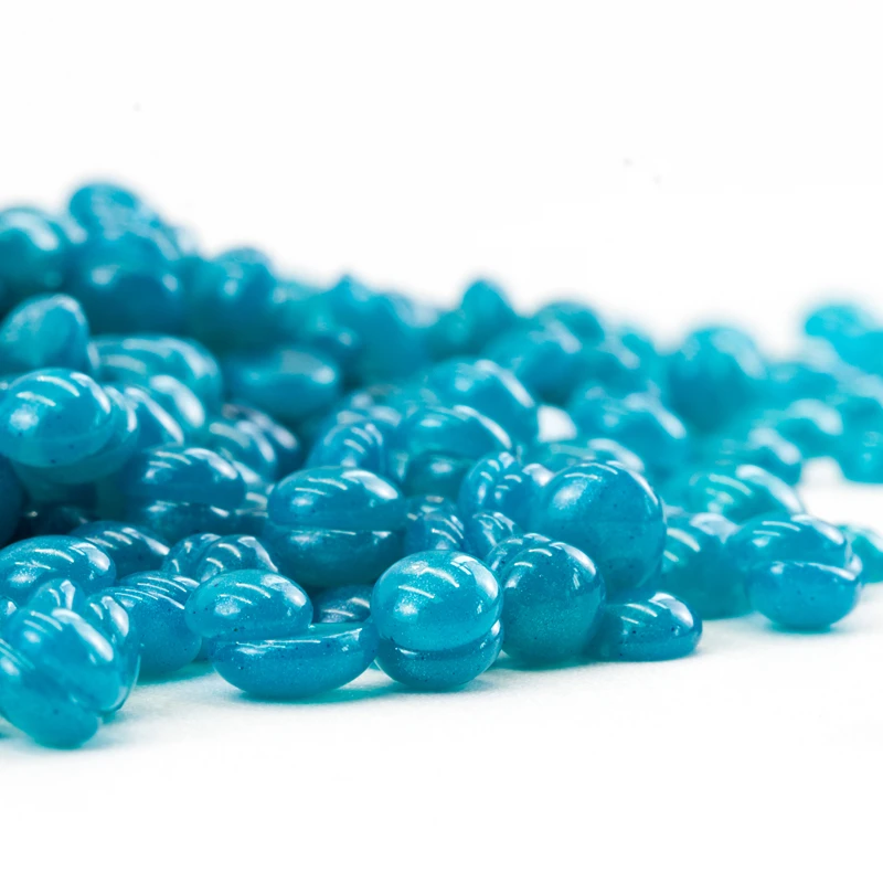 
Hot Selling Blue Hard Wax Beans Hair Removal Wax 1KG Shimmer Chamomile for Spa 