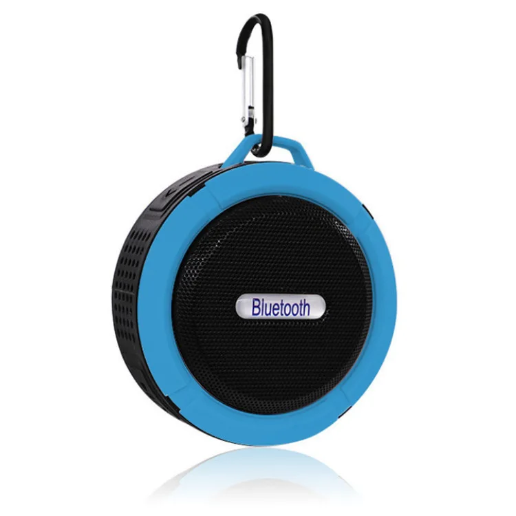 2019 C6 waterproof sucker mini wireless audio outdoor portable wireless speakers