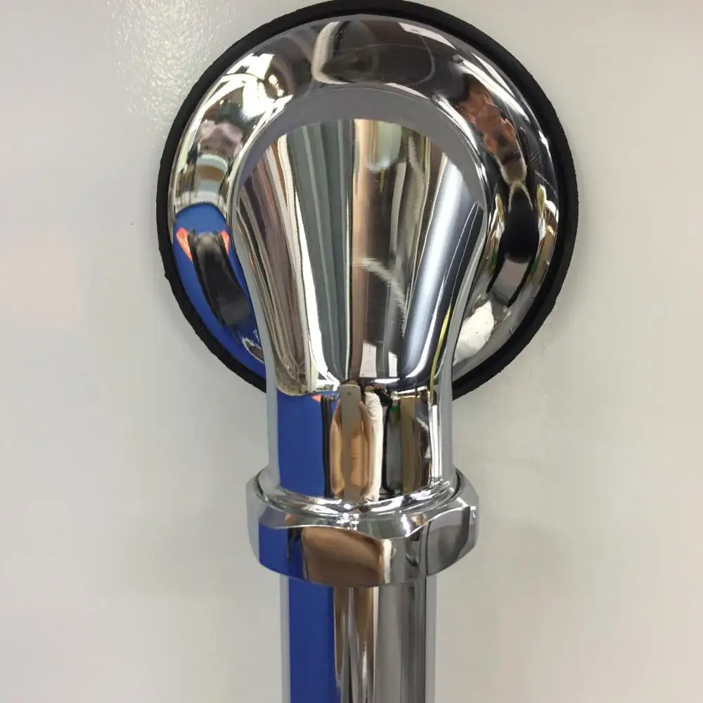 classical bathroom drain and overflow with chain plug chrome finish