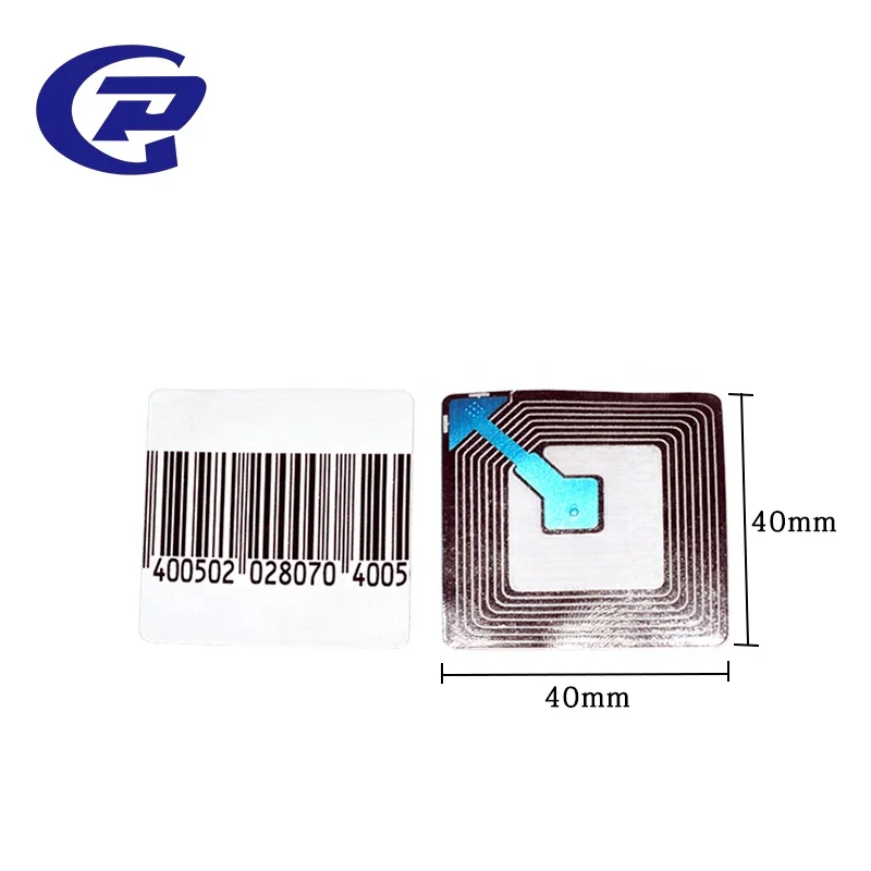 RUNGUARD 40mm EAS RF Label Anti Theft Barcode Labels For Supermarket