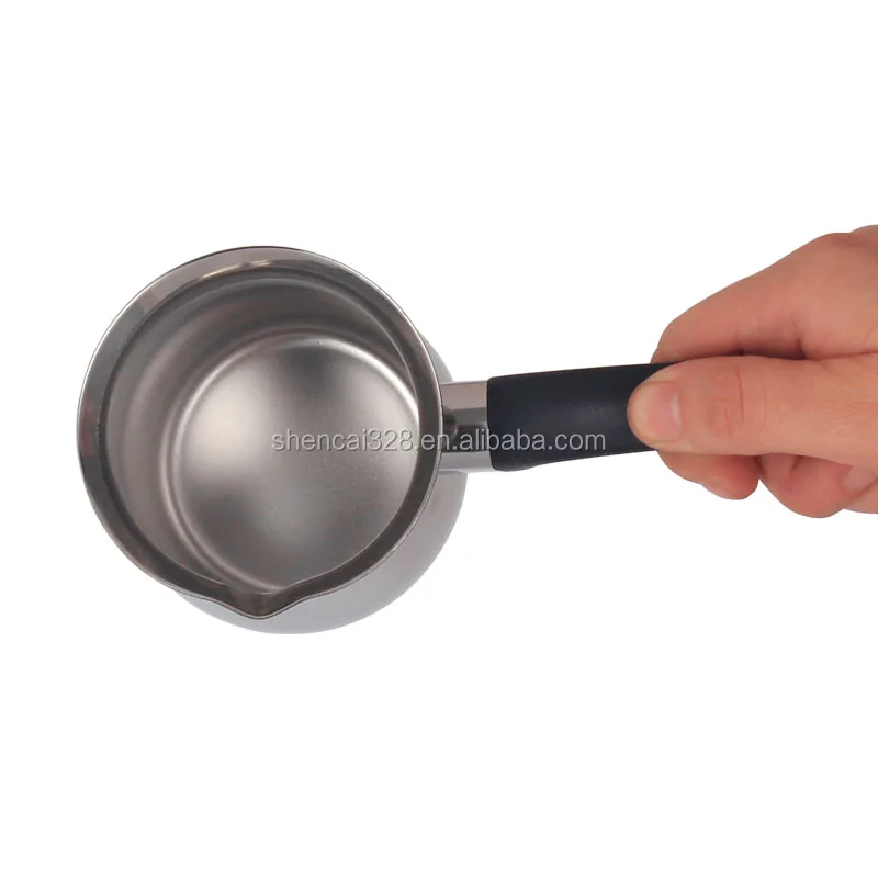 multiple size fondue pot pouring Turkish Coffee Warmer with Handle