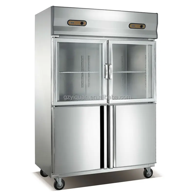 Коммерческий холодильник, витрина, холодильник с воздушным охлаждением и морозильная камера, кухонный холодильник для ресторана отеля