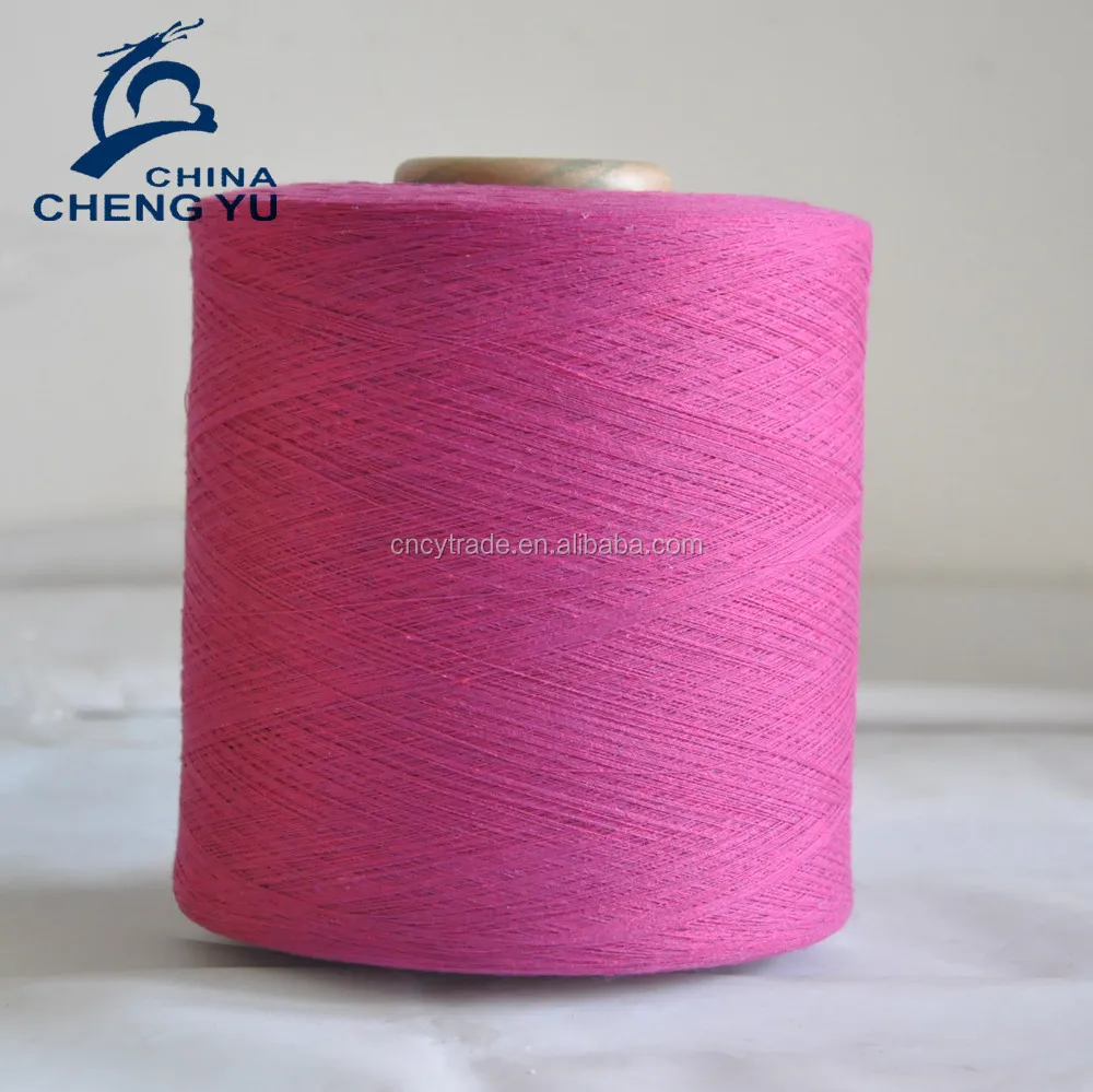 High Quality Wenzhou Low Twist Yarn Recycled Cotton Blended Open End Carded Knitting Yarn For Socks
