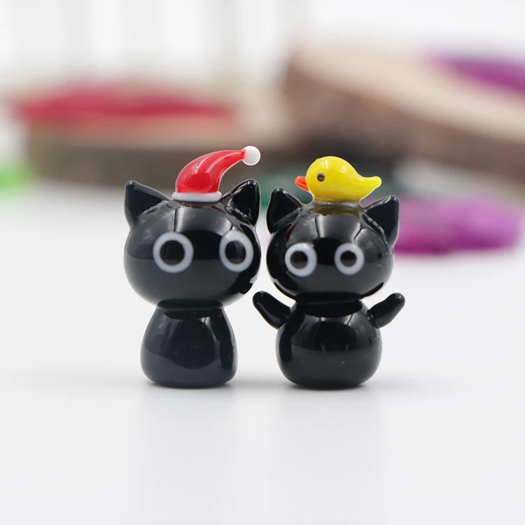 Murano Art Glass Cat Figurine