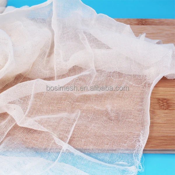 BOSI Reusable 100% Unbleached Cotton Fabric Cheesecloth
