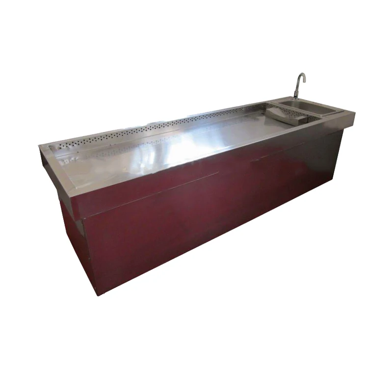 THR-106 professional high quality Funeral Automatic Embalming Table