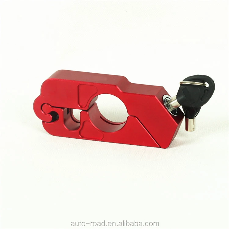 Aluminum alloy material CNC process Motorcycle Scooter ATV Bike Handlebar Security Safety Throttle Grip Lock