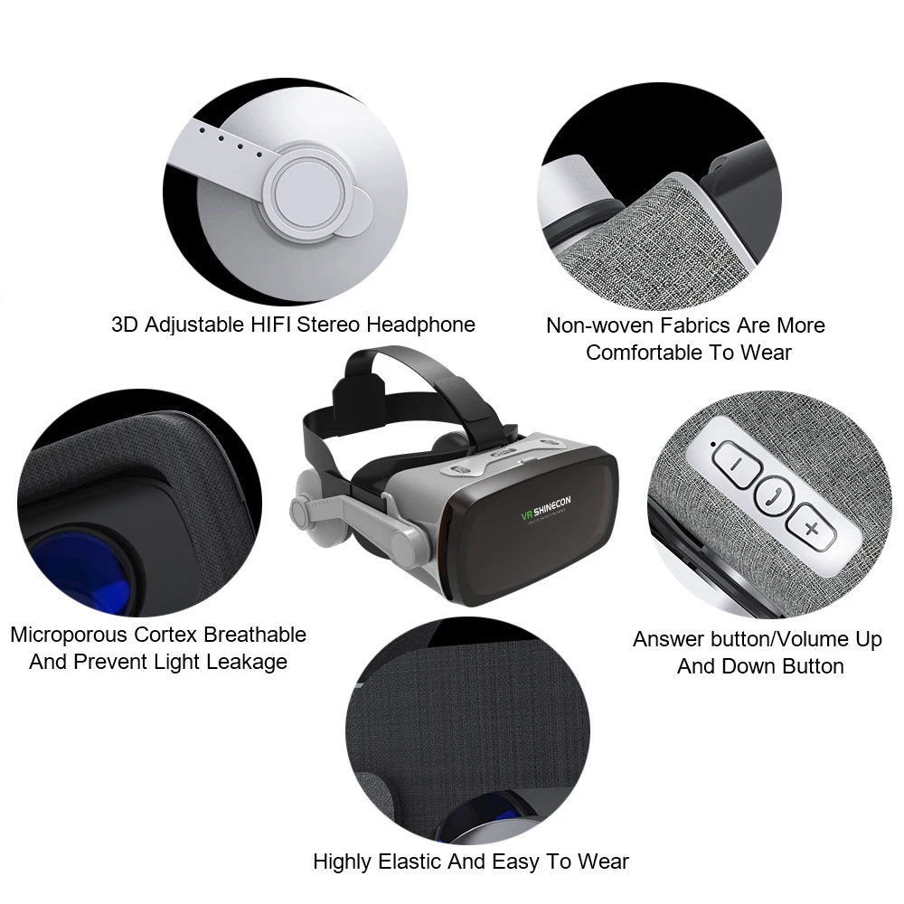 
Gold supplier OEM service Free sample factory price VR 3d Glasses google vr headsets for vr games 