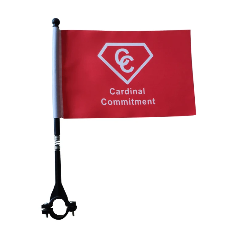 
Promotion Cheap Custom Bicycle Kids Safety Bike Flag 