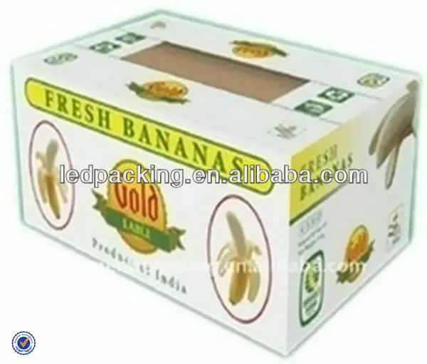 Fresh Banana Packing Corrugated Carton Box