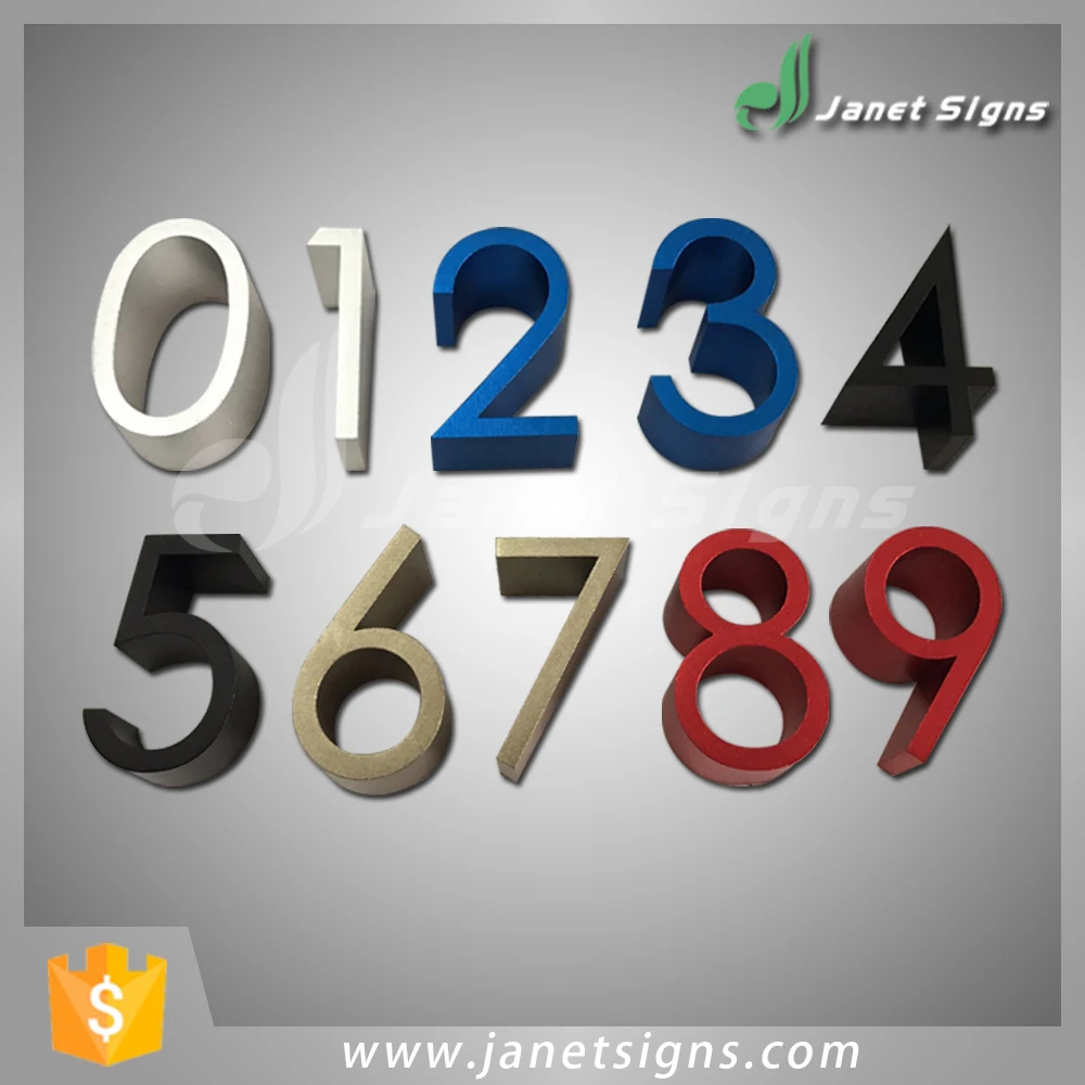 Металлическая дверная табличка без света для гостиничного проекта