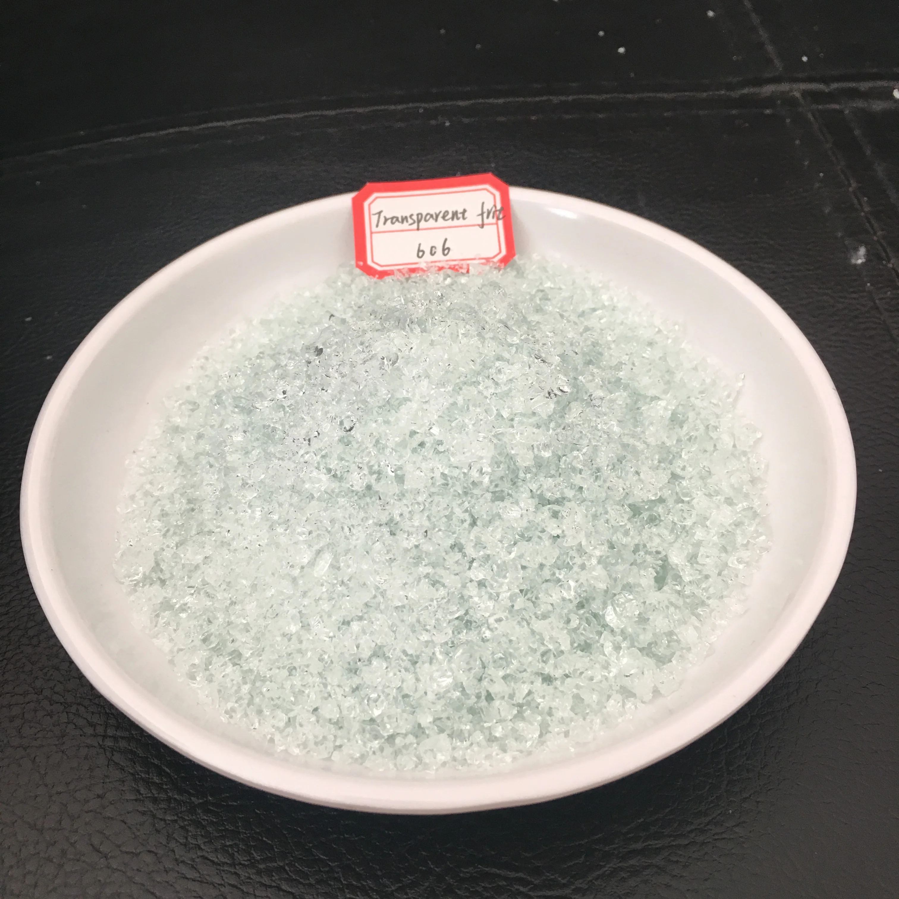 Global glaze high transparent frit for glass glow ceramic glaze