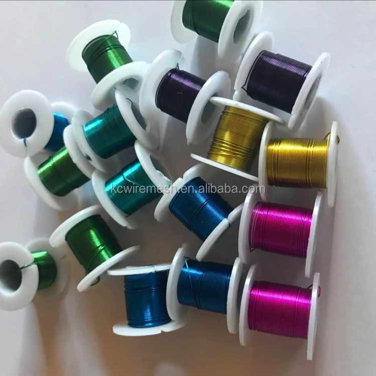 Reputable KC brand Bright craft wire / artistic wire with painted wire (certified manufacturer).
