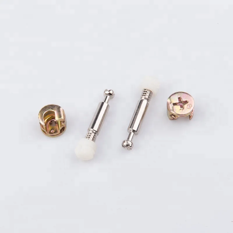 Zinc Alloy KD Ftting Dowel Furniture Connector Fttings