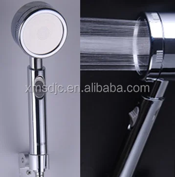 
hand shower with switch button, negative ions press water saving 