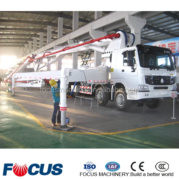 48m truck mounted putzmeister concrete pump for sale