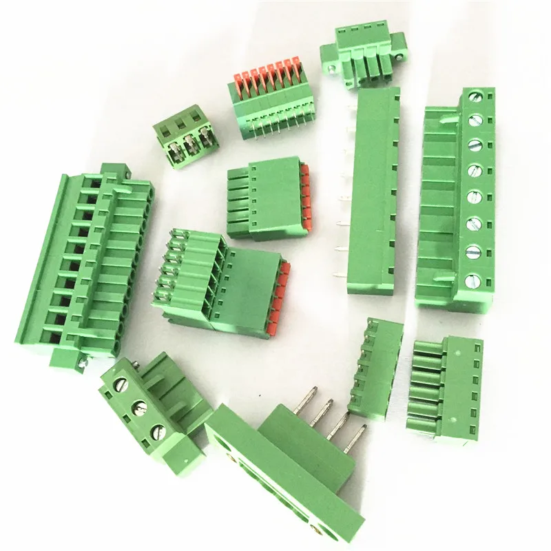 screw female Pluggable connector 4 pin terminal block 5.08mm pitch 300V 8A