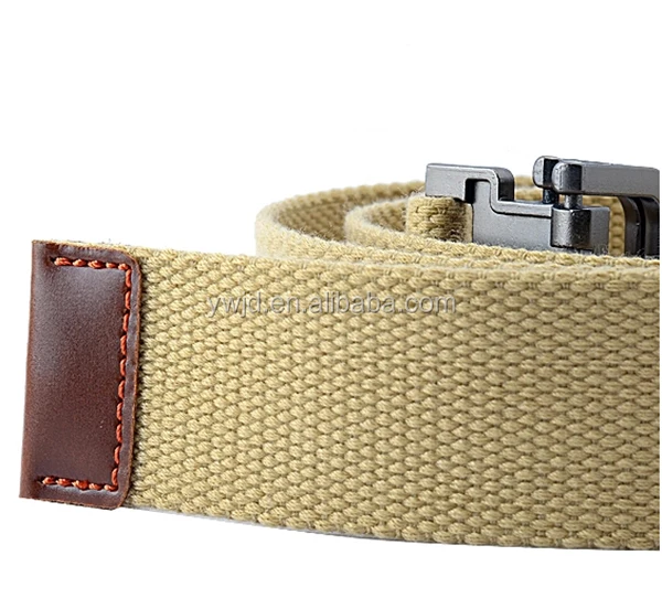 
High Quality Thick Military Canvas Belt Mens Cotton Belt Custom 
