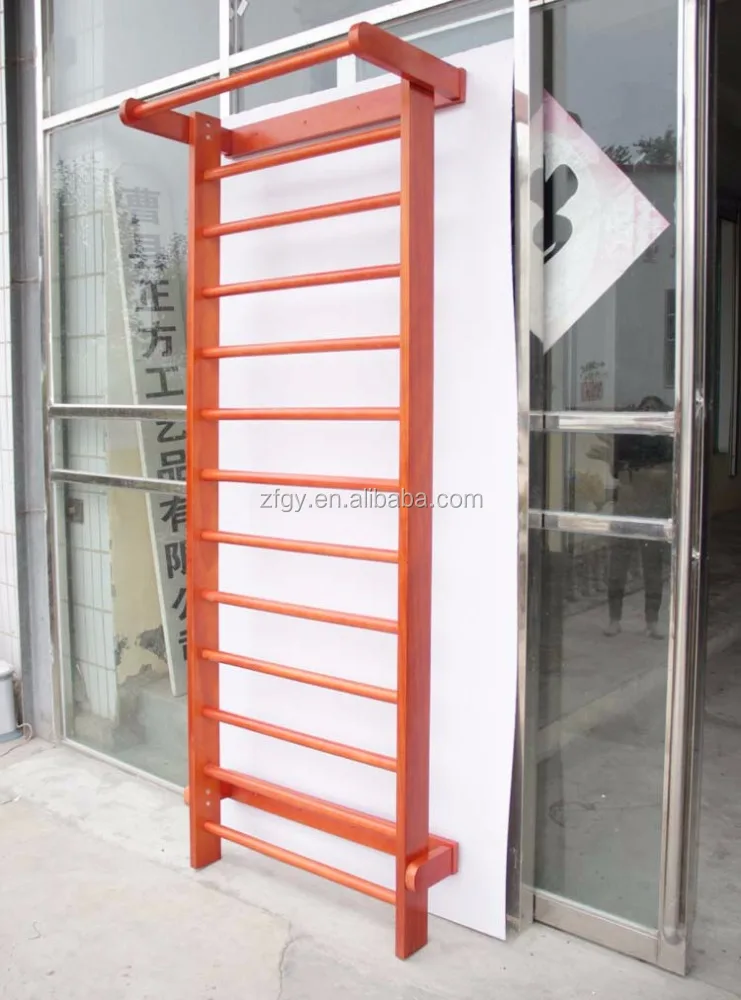 Swedish wall bars gym ladder home gym exercise