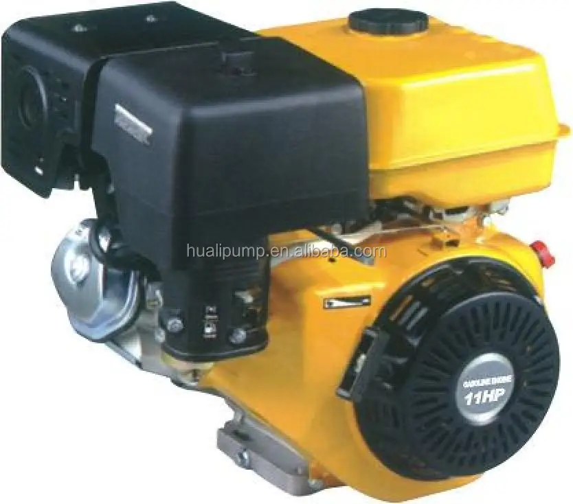 Chinese 25 Degree Inclined Single Cylinder 4-Stroke Forced Air Cooling OHV Type 420cc Gasoline Engine of 15HP