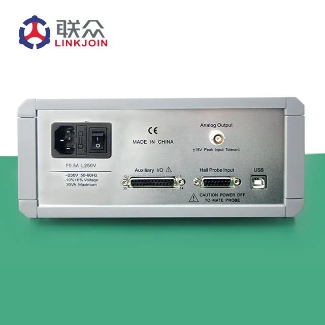 LINKJOIN LZ-680 desk type gaussmeter sensor effect hall numerical teslameter manufacture with CE trade assurance supplier