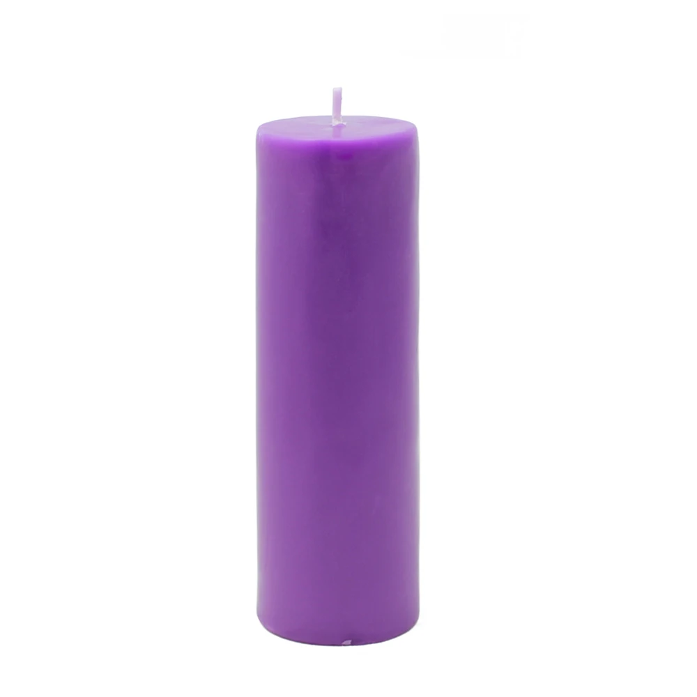 
real flame natural wax long burning time giant pillar candle 