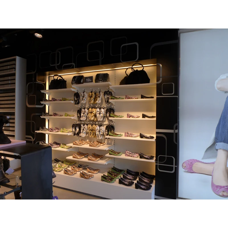 LUX Customized Long Lifetime Shoes Fitout,Shoes Shop Furniture,Store Display For Booth