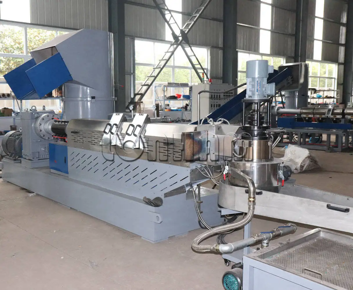 
ABS PP PVC HDPE Plastic Recycling Granulator Machine/LDPE HDPE PP plastic granulator/recycling plastic granulating extruder 