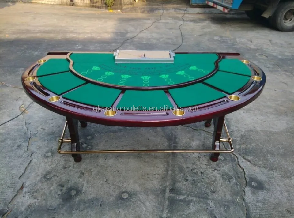 Blackjack table Casino poker table Professional Match poker table Luxury Texas Baccarat Texas Clay Iron ABS Brass Customize LED