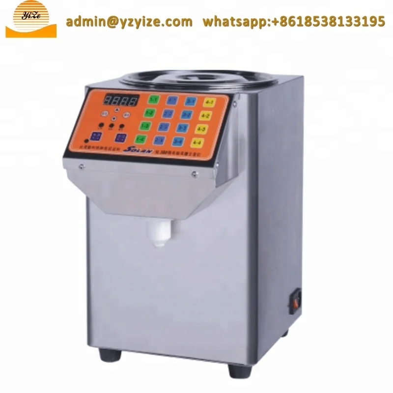 
Fructose Dispenser Machine For Bubble Tea Store / Fructose Filling Machine 