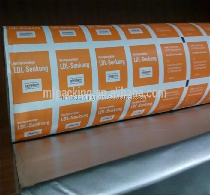
aluminium foil paper Paper/PE/AL/Nucrel, Aluminum Foil Laminated Paper for disinfection wet wipes packaging 