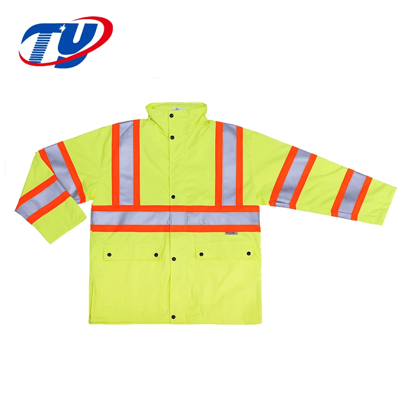 Cheap Reflective Waterproof High Visibility Jacket