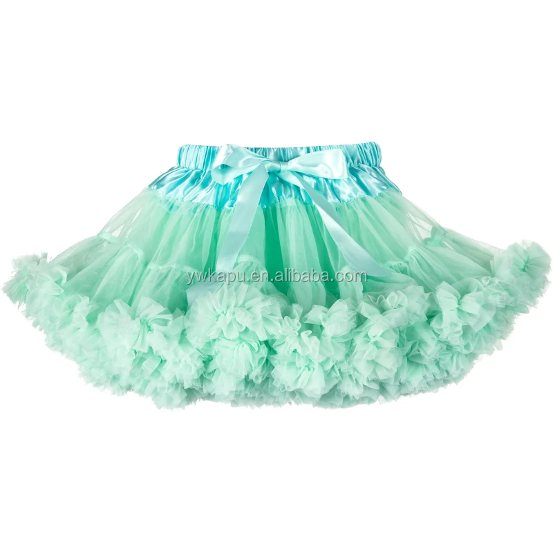 Wholesale fluffy tutu skirt for girls baby children tulle skirt 1 year old baby clothes