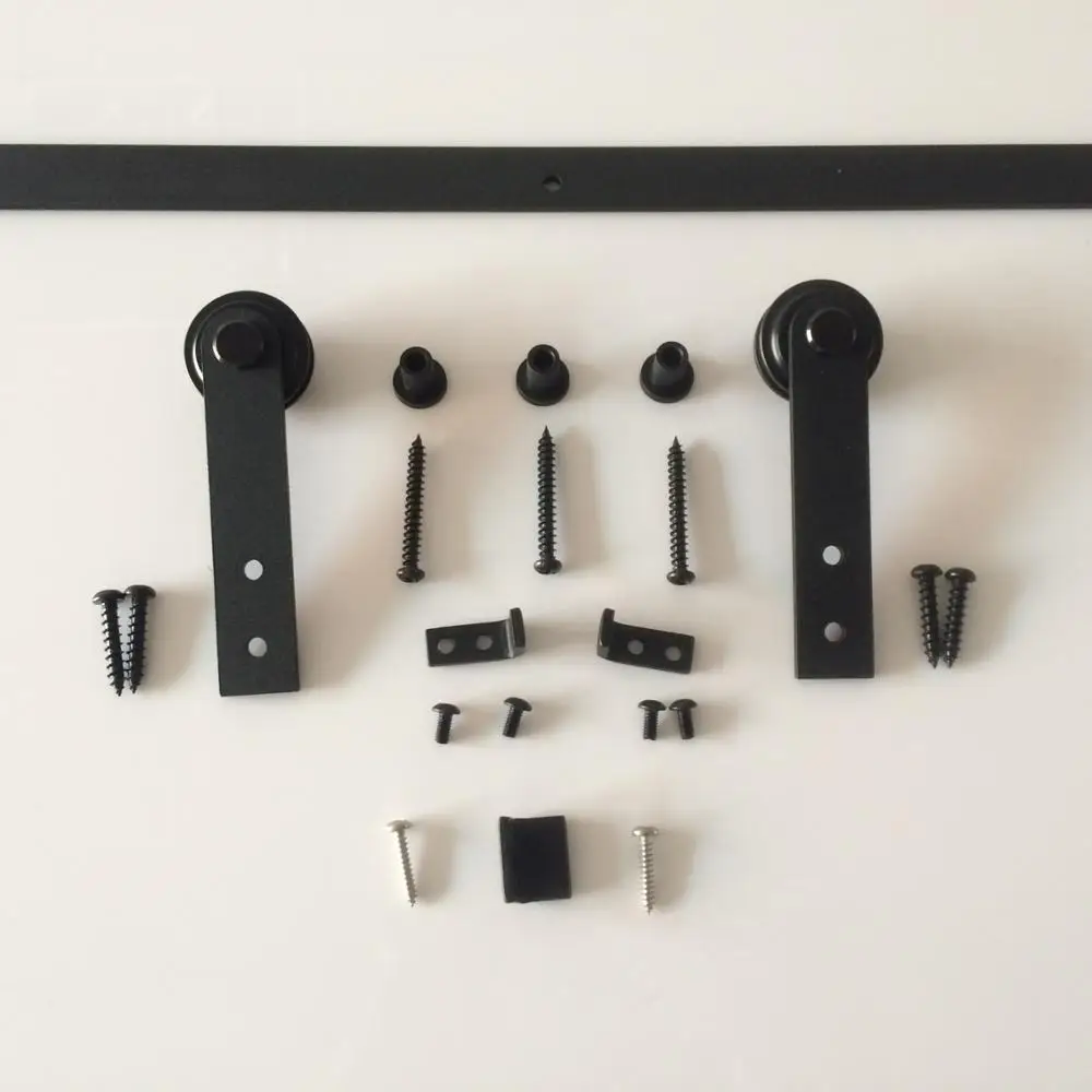 
Mini Barn Door Hardware Wooden Cabinet Black Small Sliding Barn Door Track Kit 