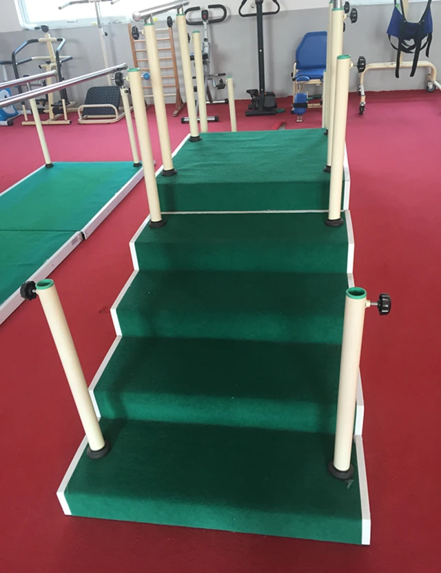 Rehabilitation Two-ways wooden walking training ladder