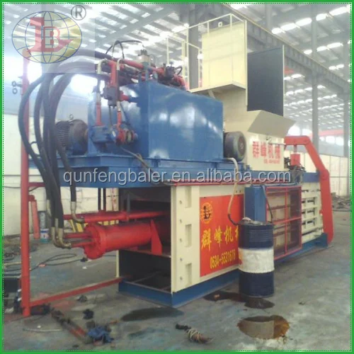 FDY-100T automatic horizontal balers for waste paper/cardboard hydraulic baler machine/horizontal baling press machine