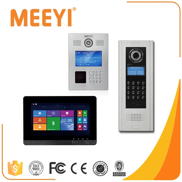 Meeyi видео телефон двери нескольких квартиры видеодомофон