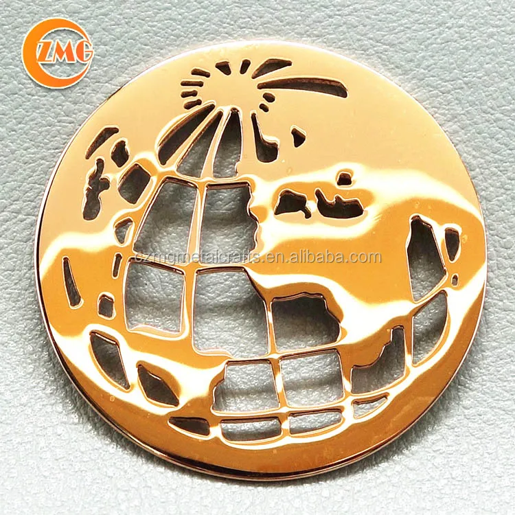wholesale high quality custom metal labels and tags for handbags