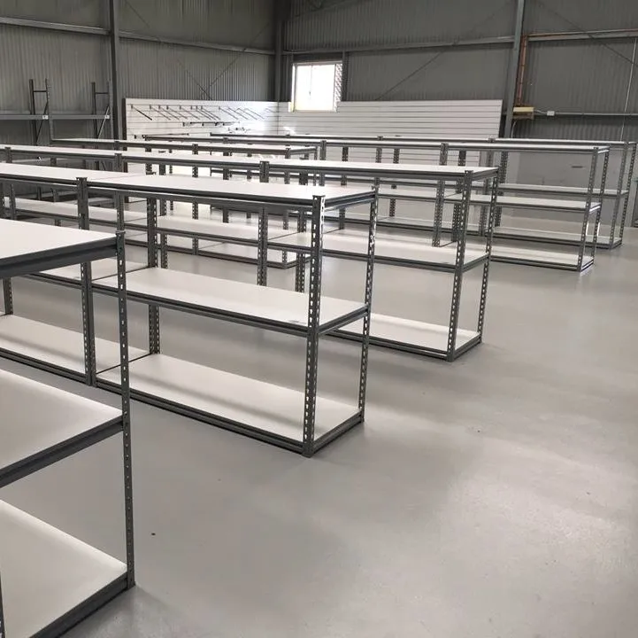 Легкие металлические стальные стеллажи без болта с заклепками для склада