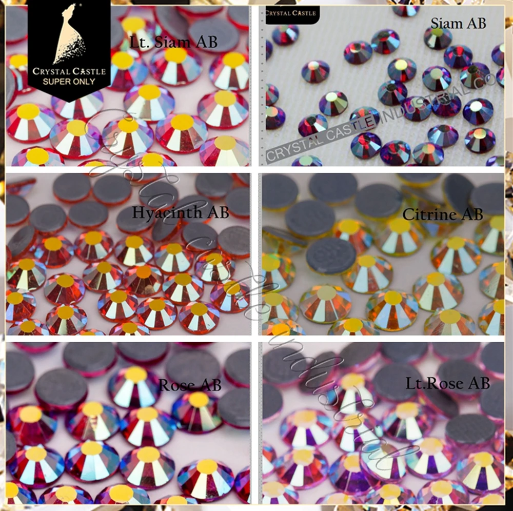 Bulk wholesale bling rhinestone accessories SS10 peridot AB flat bottom glass crystal strass hot fix