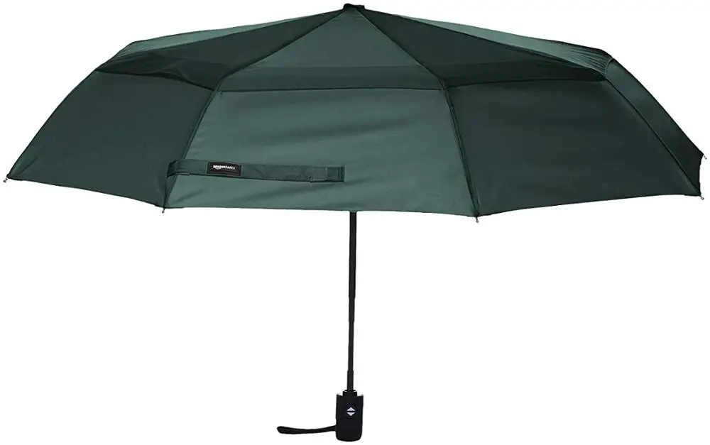 42inch Canopy automatically opens/closes at the touch of a button Umbrella with Wind Vent