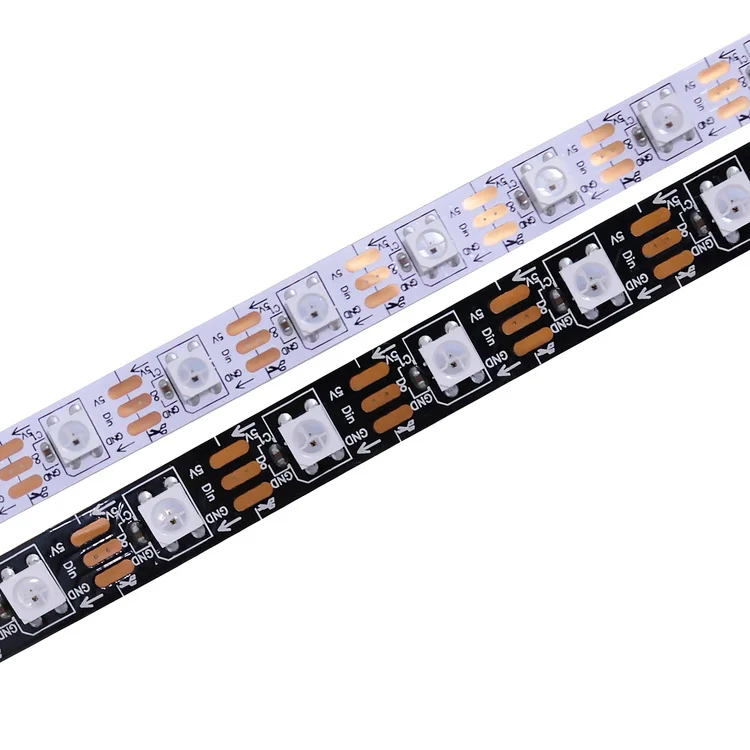 5V WS2812 WS2812B 2812b SK6812 60Leds SMD 5050 RGB Digital Addressable Pixel Led Flexible Strip