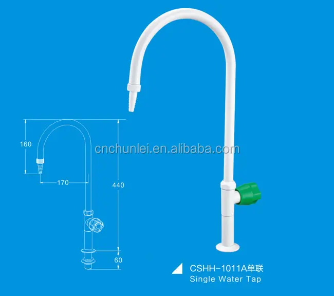 
One way laboratory water Tap/Faucet with PP handle 