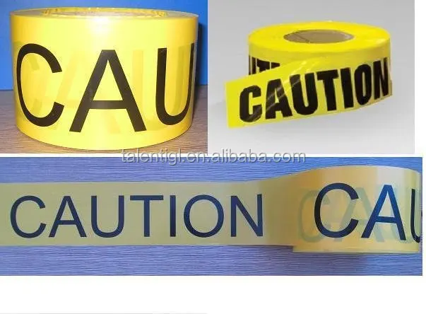 
PE Barrier Tape Caution Tape Warning Tape 